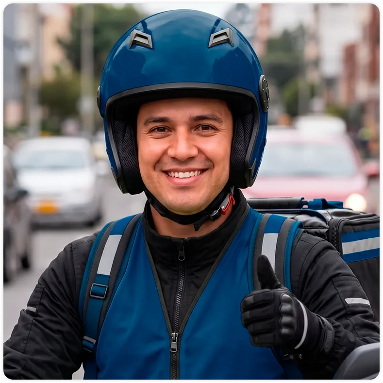 Repartidor del servicio J2C